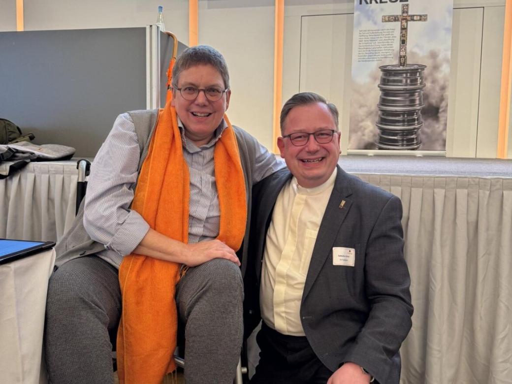 Geistliche Leitung Maria Adams und Präses Christian Schulz