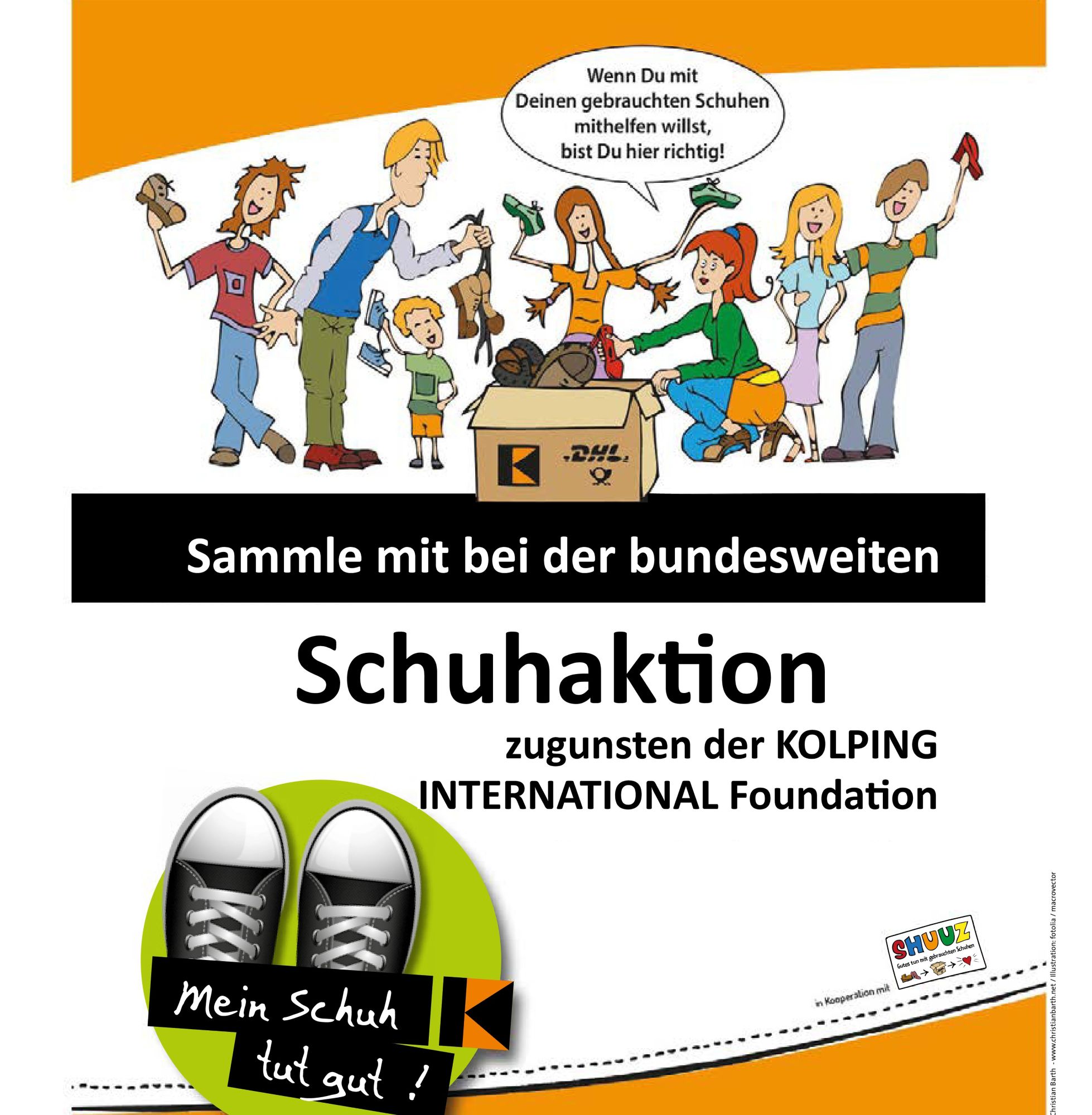 Schuhaktion 'Mein Schuh tut gut'