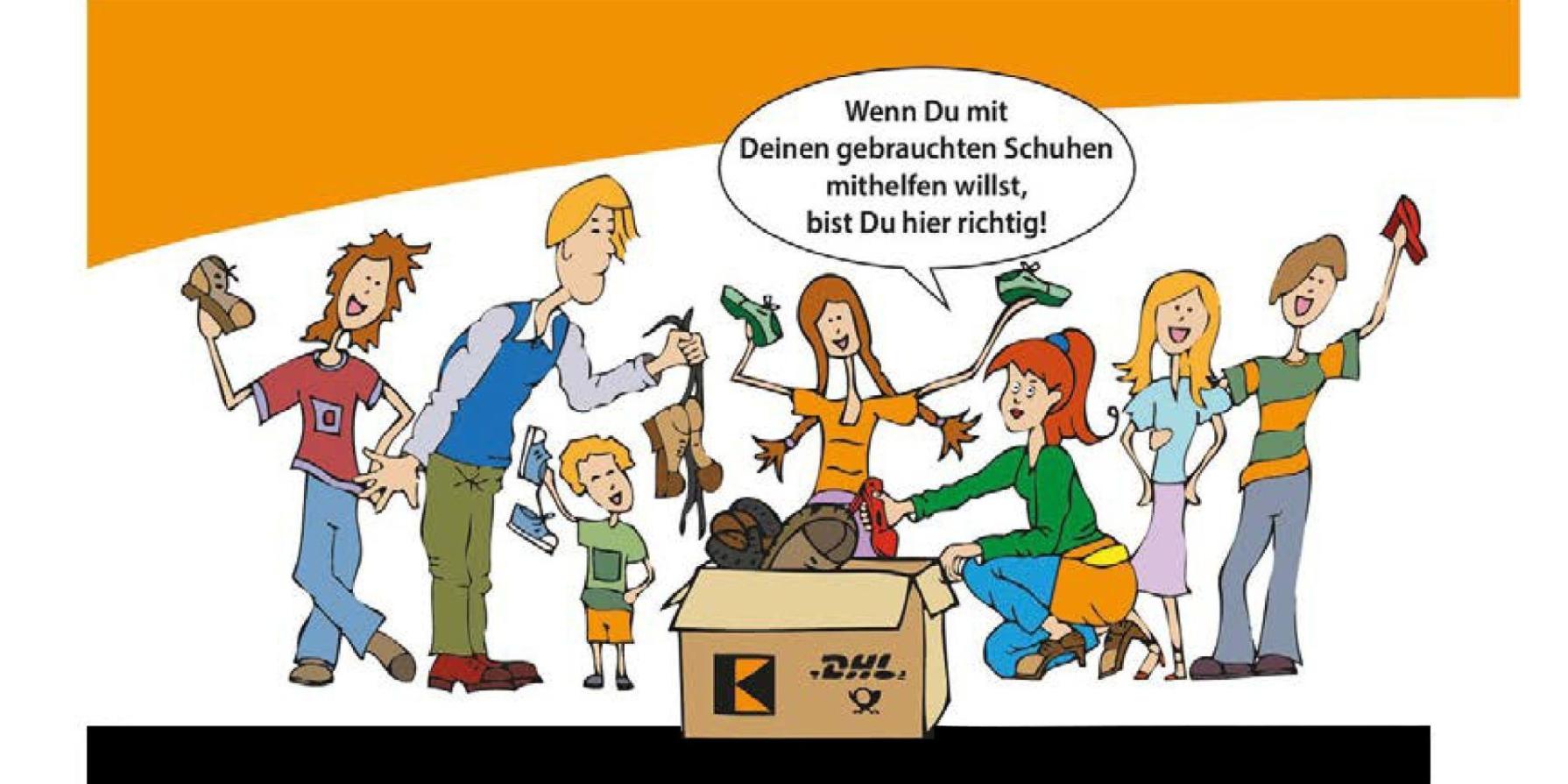 Schuhaktion 'Mein Schuh tut gut'