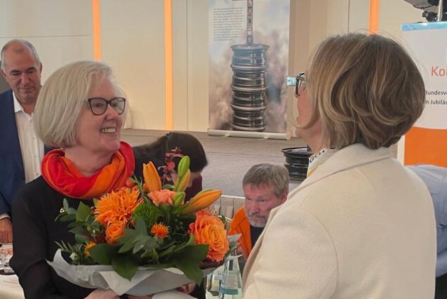 Claudia Rudersdorf, neue Bundesvorsitzende